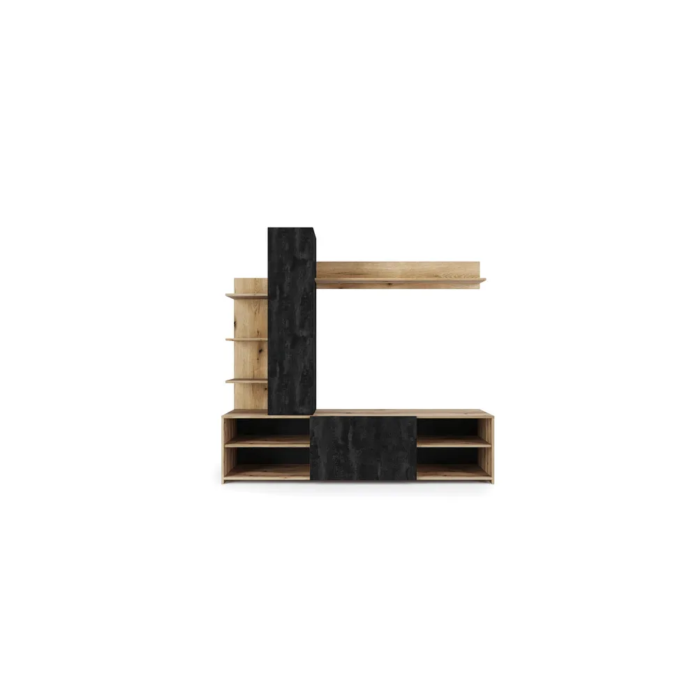 PARETE ATTREZZATA CHEF 180X40X170 CM ROVERE ARDESIA PARETE ATTREZZATA CHEF 180X40X170 CM ROVERE ARDESIA