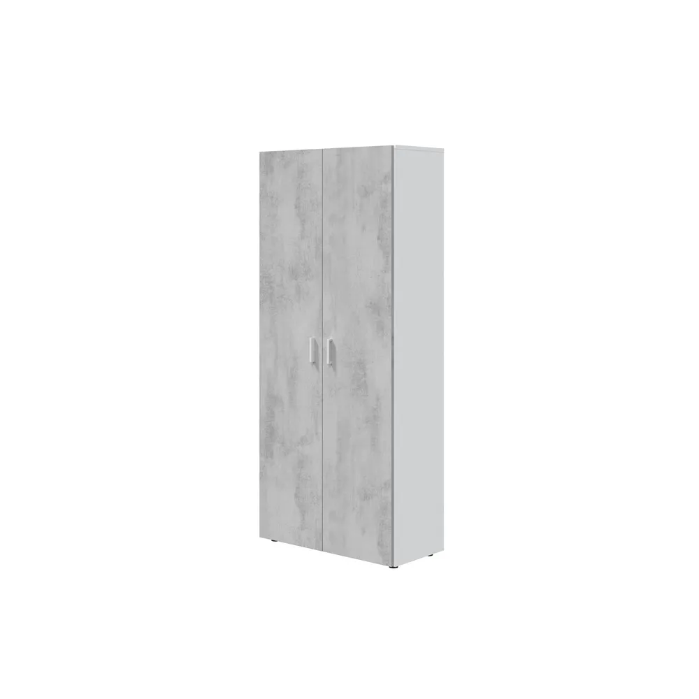 KIT MOBILE MULTIUSO 80X37XH182 CM BIANCO CEMENTO KIT MOBILE MULTIUSO 80X37XH182 CM BIANCO CEMENTO
