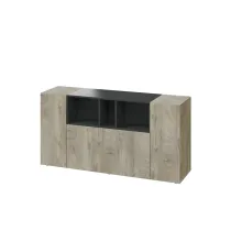 KIT MOBLE 3A CM 150X41X76H ROVERE ANTRACITE