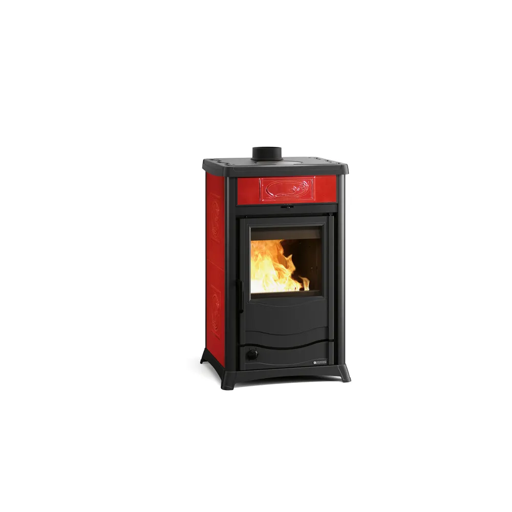 TERMOSTUFA LEGNA 11.1 KW ROSSELLA PLUS EVO DSA 4.0 BORDEAUX