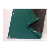 TELONE PE PESANTE C/OCCHIOLI 240 G VERDE  5 X  8 M (2