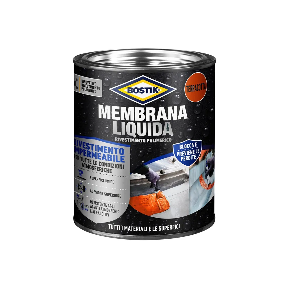 BOSTIK MEMBRANA LIQUIDA RIVEST POLIM 1 KG TERRAC BOSTIK MEMBRANA LIQUIDA RIVEST POLIM 1 KG TERRAC