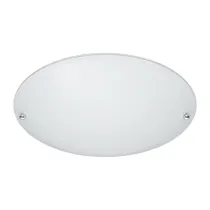 PLAFONIERA LANA VETRO SATINATO E27 D 25 CM