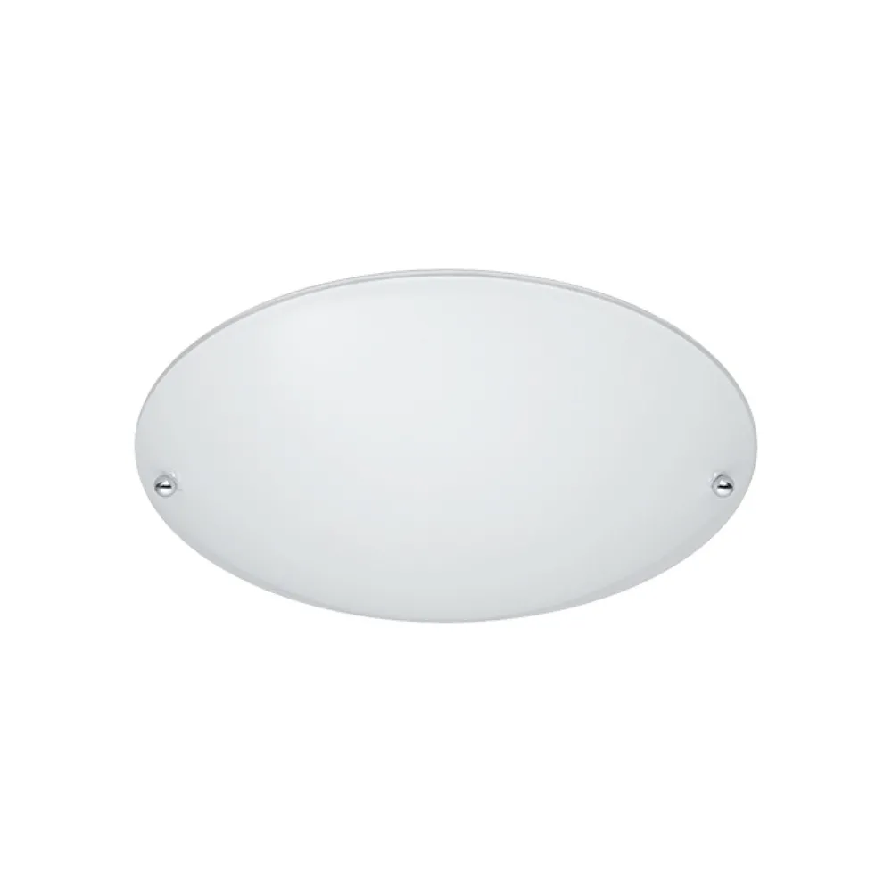 PLAFONIERA LANA VETRO SATINATO E27 D 25 CM