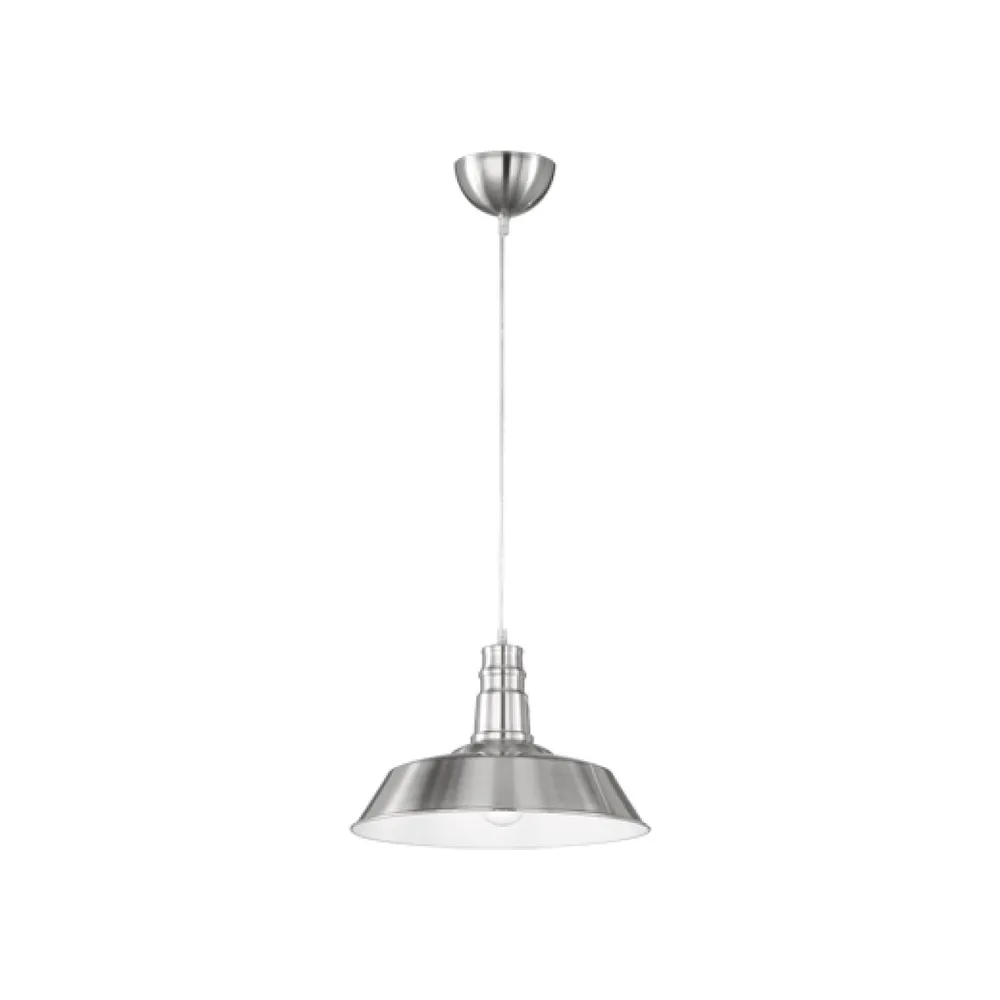 LAMPADA SOSP WILL METALLO D 36 CM ACCIAIO SATIN
