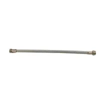 PL FLESSIBILE INOX M F 3/8 30 CM  2 PZ