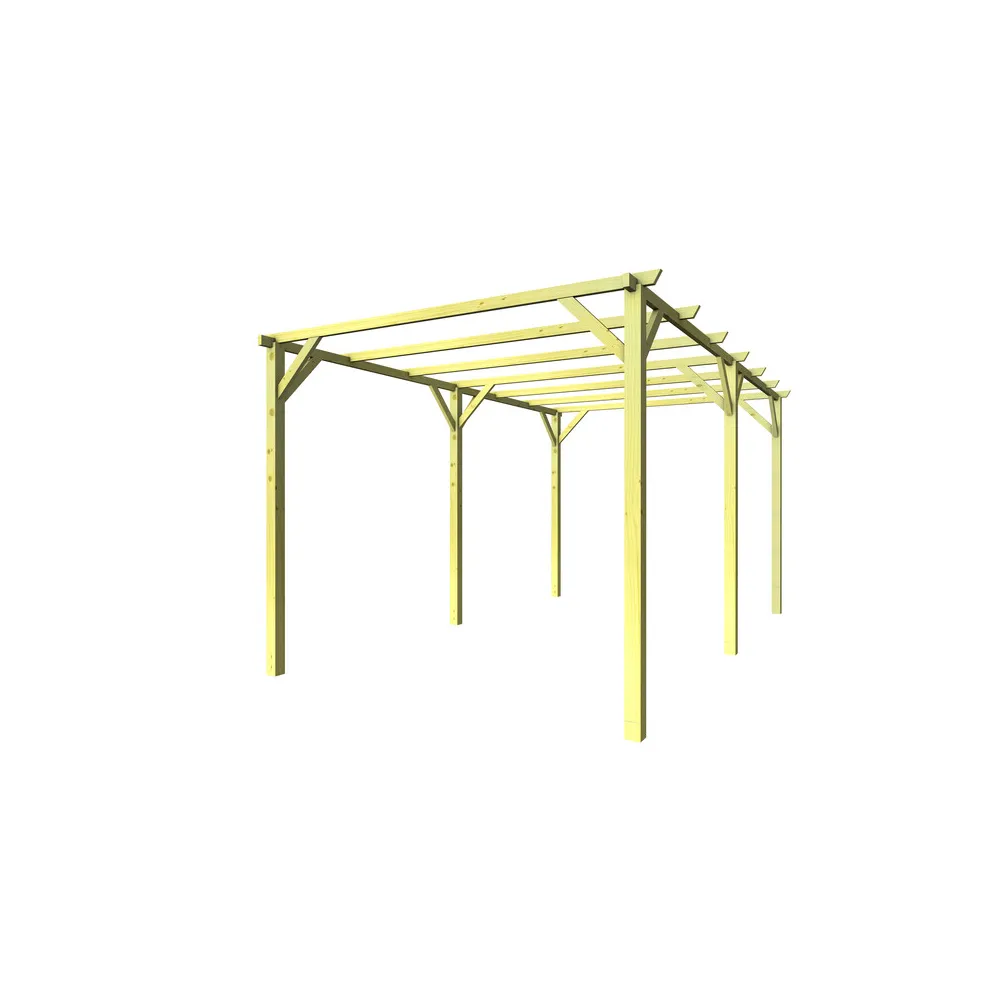 PERGOLA IN LEGNO IMPREGNATO 300X500 CM PERGOLA IN LEGNO IMPREGNATO 300X500 CM