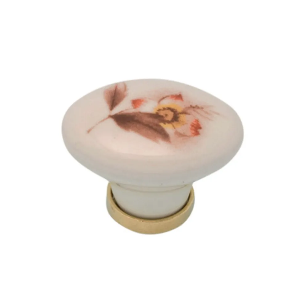 POMOLO PORCELLANA OVALE C/BASE F/13 24X34X25 MM (25 POMOLO PORCELLANA OVALE C/BASE F/13 24X34X25 MM (25