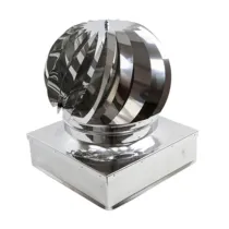 FUMAIOLO TURBO INOX AISI 304 C/CUSCINETTI 37X37 CM