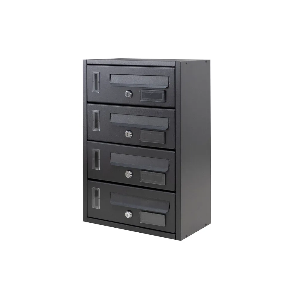 CASSETTA CONDOMINIO MODULAR 4 ANTRACITE