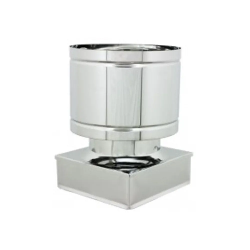 FUMAIOLO A BOTTE INOX AISI 304 32X32 CM FUMAIOLO A BOTTE INOX AISI 304 32X32 CM
