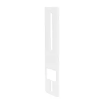 PLACCA P/AVVOLGITORE UNIVERSALE IN ABS BIANCO