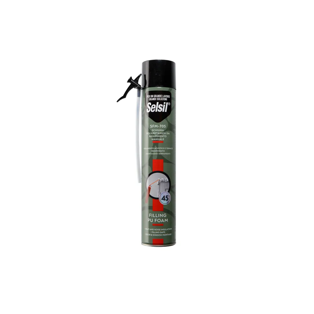 SELSIL SCHIUMA POLIURET UNIVERS MANUALE 750 ML (12 SELSIL SCHIUMA POLIURET UNIVERS MANUALE 750 ML (12