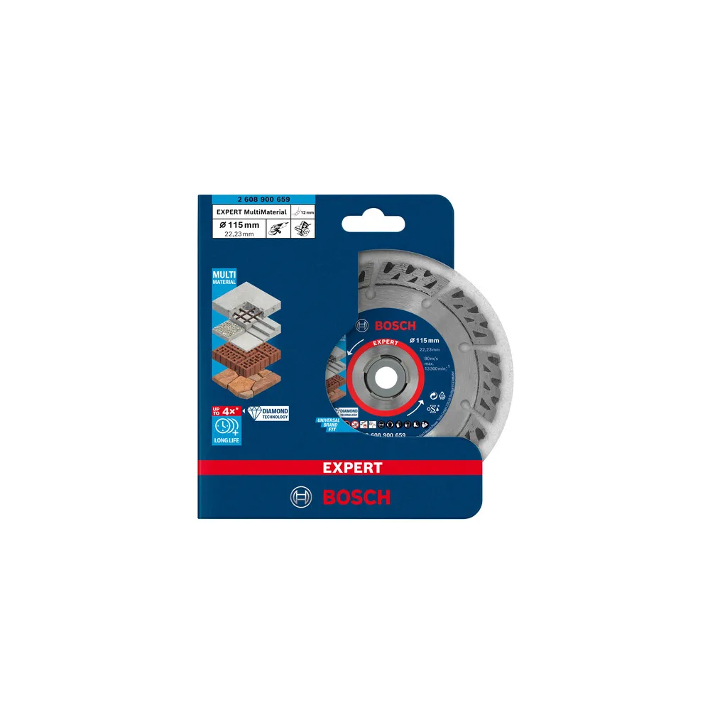 BOSCH-A DISCO DIAMANTATO EXPERT D 115 MM BOSCH-A DISCO DIAMANTATO EXPERT D 115 MM
