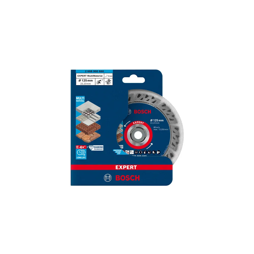BOSCH-A DISCO DIAMANTATO EXPERT D 125 MM BOSCH-A DISCO DIAMANTATO EXPERT D 125 MM
