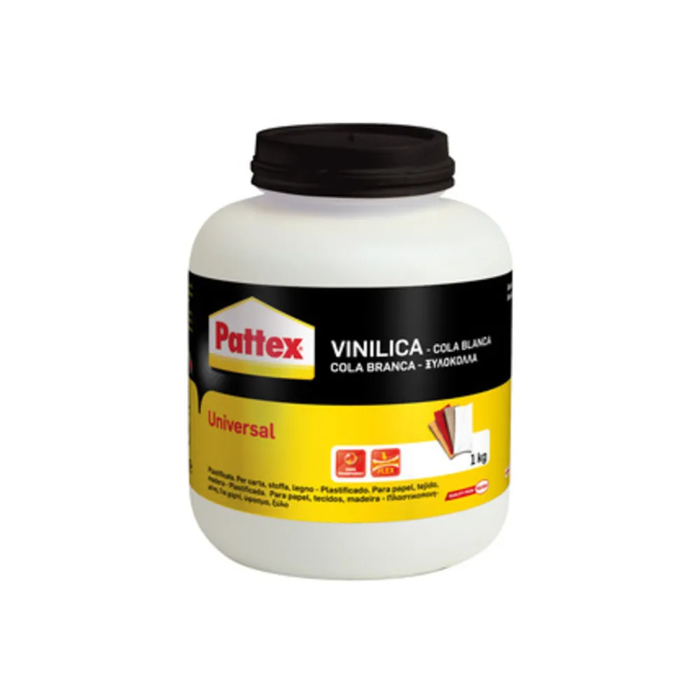 PATTEX COLLA VINILICA UNIVERSALE 1 KG (12 PATTEX COLLA VINILICA UNIVERSALE 1 KG (12
