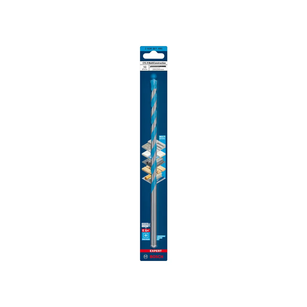 BOSCH-A PUNTA MULTICONSTRUCTION CYL-9 10X200/250 MM BOSCH-A PUNTA MULTICONSTRUCTION CYL-9 10X200/250 MM