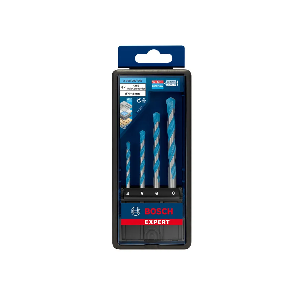 BOSCH-A SET 4 PUNTE MULTICONSTRUCTION CYL-9 BOSCH-A SET 4 PUNTE MULTICONSTRUCTION CYL-9