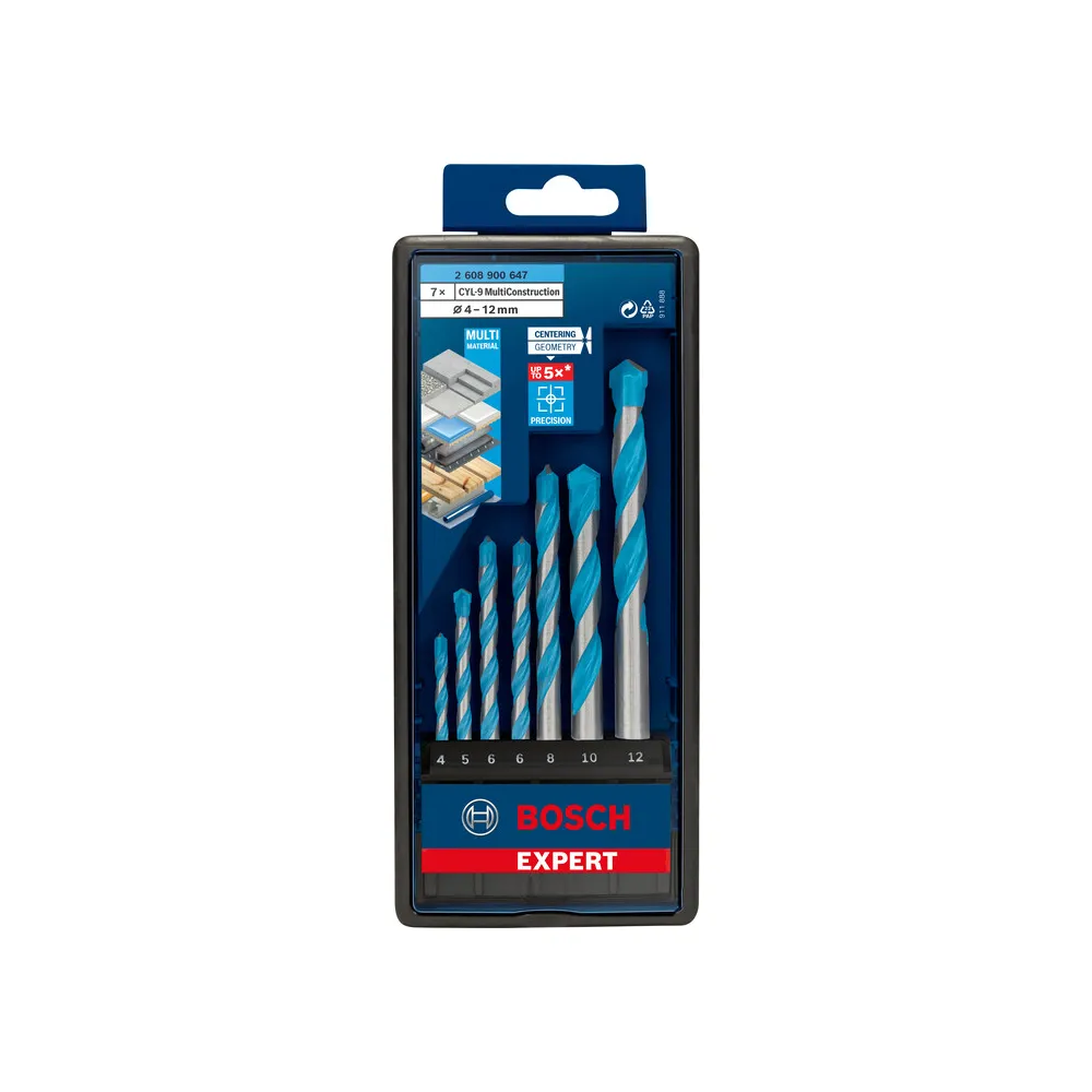 BOSCH-A SET 7 PUNTE MULTICONSTRUCTION CYL-9 BOSCH-A SET 7 PUNTE MULTICONSTRUCTION CYL-9