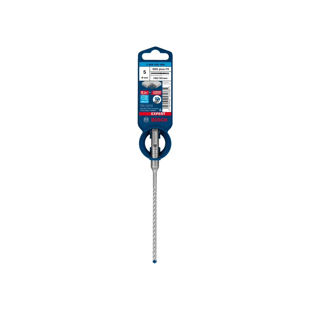 BOSCH-A PUNTA SDS PLUS-7X EXPERT 5X100/165 MM BOSCH-A PUNTA SDS PLUS-7X EXPERT 5X100/165 MM