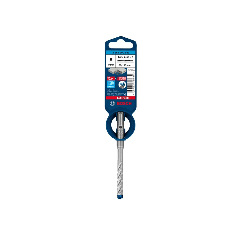 BOSCH-A PUNTA SDS PLUS-7X EXPERT 8X 50/115 MM BOSCH-A PUNTA SDS PLUS-7X EXPERT 8X 50/115 MM