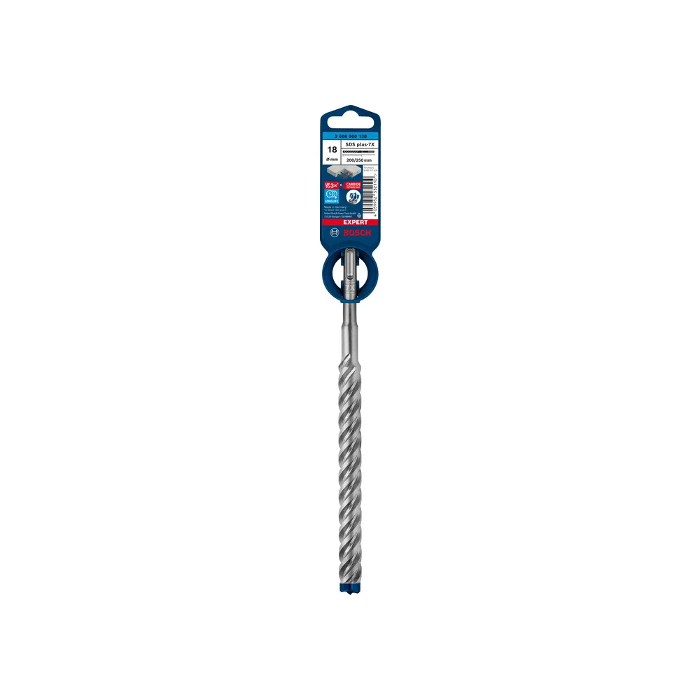 BOSCH-A PUNTA SDS PLUS-7X EXPERT 18X200/265 MM BOSCH-A PUNTA SDS PLUS-7X EXPERT 18X200/265 MM