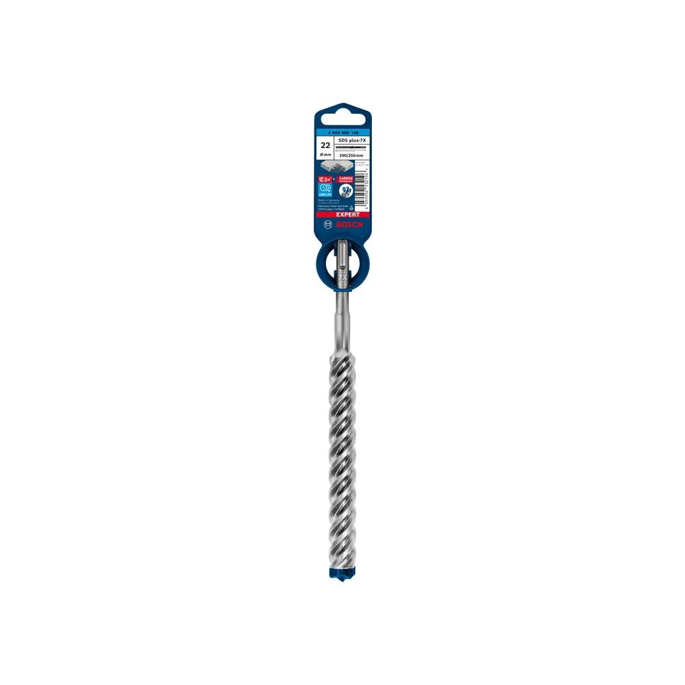 BOSCH-A PUNTA SDS PLUS-7X EXPERT 22X200/250 MM