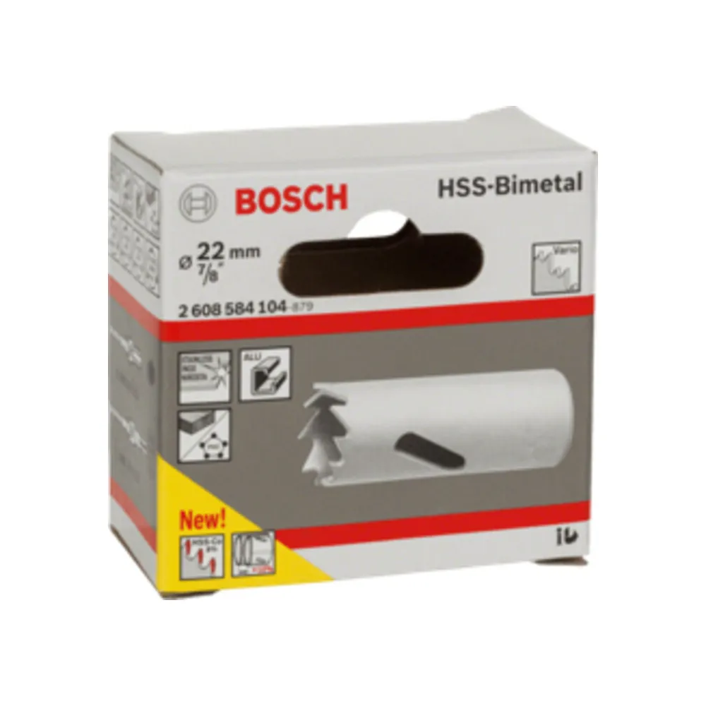 BOSCH-A SEGA A TAZZA BIMETALLICA HSS D  22