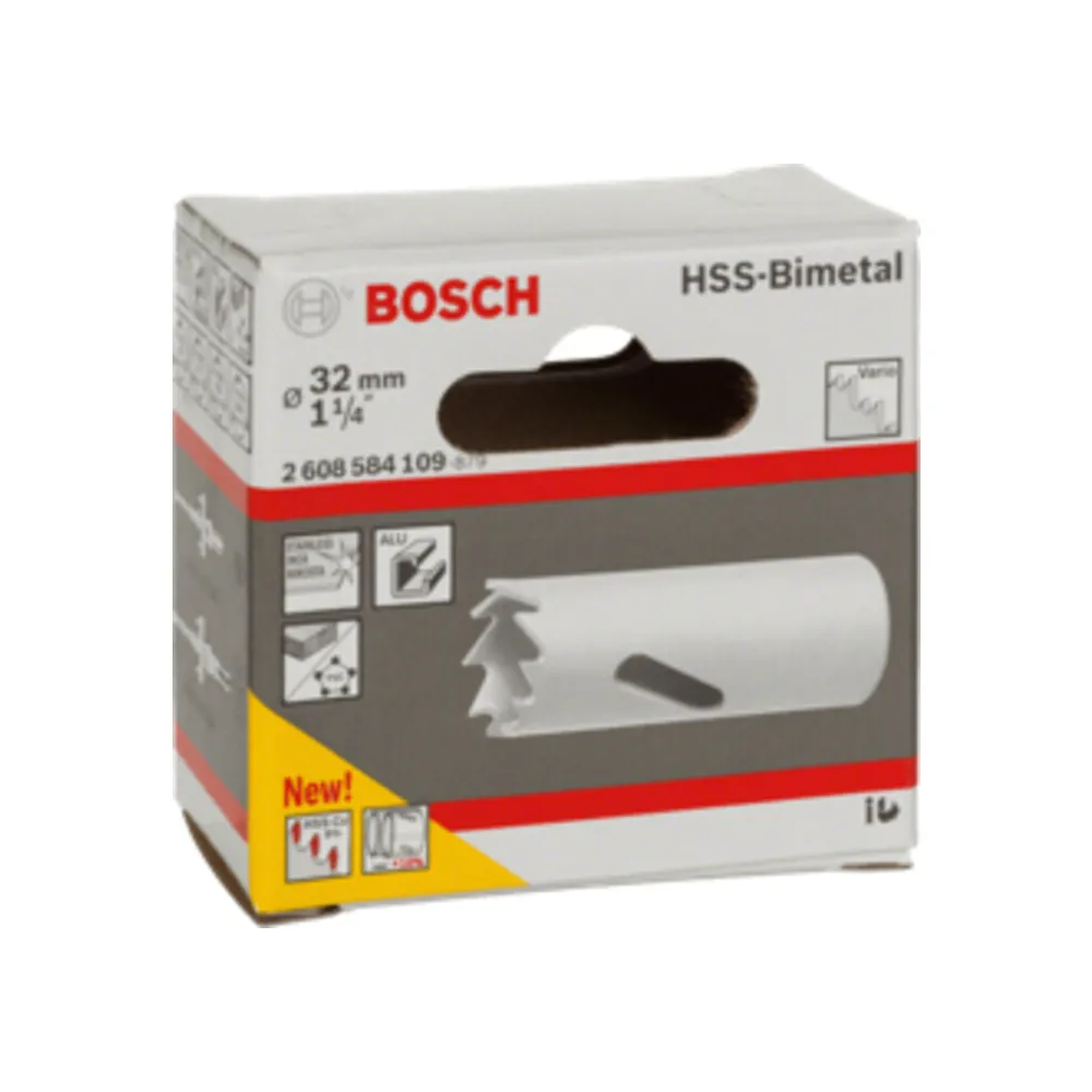 BOSCH-A SEGA A TAZZA BIMETALLICA HSS D  32