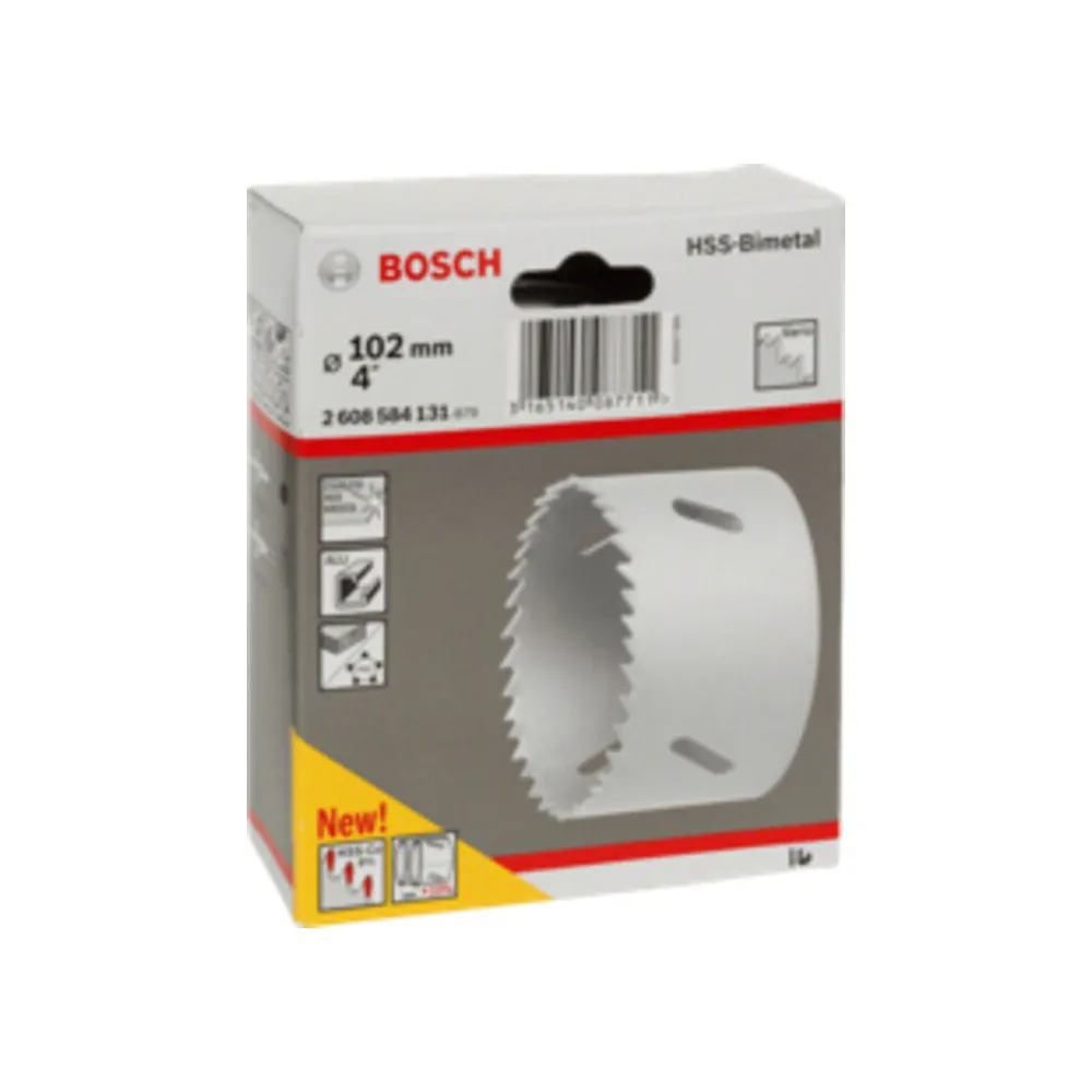 BOSCH-A SEGA A TAZZA BIMETALLICA HSS D 102 BOSCH-A SEGA A TAZZA BIMETALLICA HSS D 102