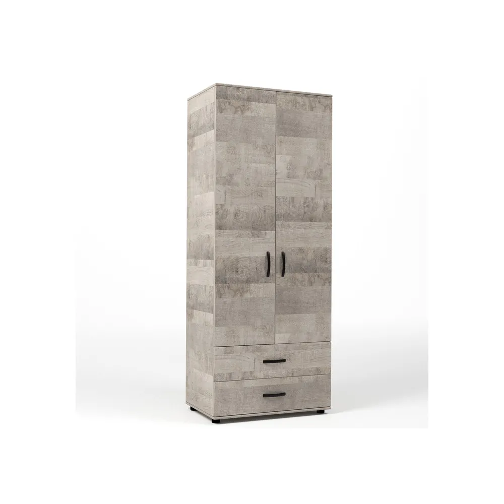 KIT ARMADIO 2 ANTE + 2 CASSETTI 80X52X205 CM ROVERE PLAT.K355 KIT ARMADIO 2 ANTE + 2 CASSETTI 80X52X205 CM ROVERE PLAT.K355
