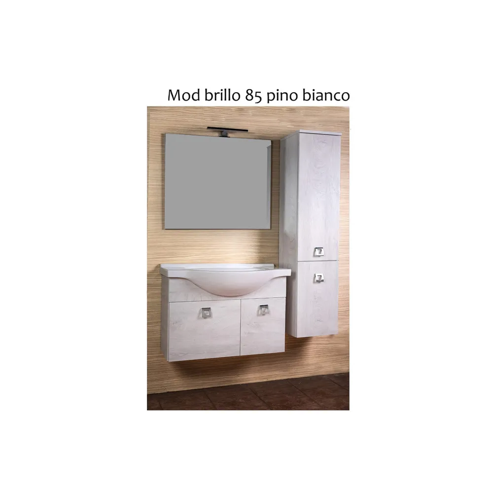 MOBILE BAGNO BRILLO 85 SOSP. PINO BIANCO MOBILE BAGNO BRILLO 85 SOSP. PINO BIANCO