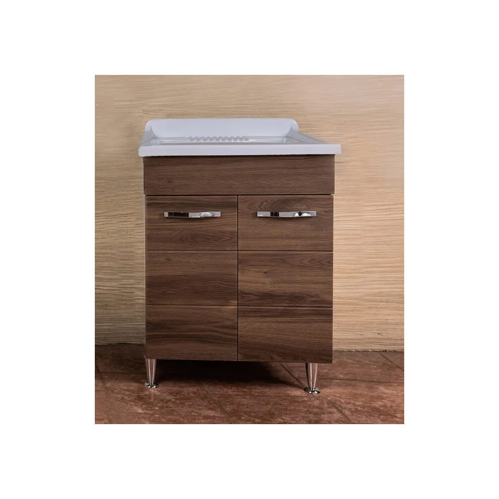 LAVATOIO ANTONELLA 60X50CM C/SIFONE NOCE LAVATOIO ANTONELLA 60X50CM C/SIFONE NOCE