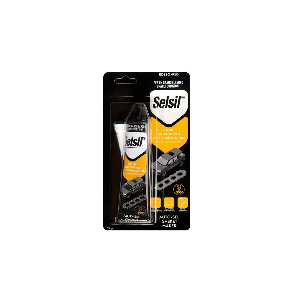 SELSIL SILICONE ALTE TEMPERATURE SHT-85 ROSSO 85 G (12