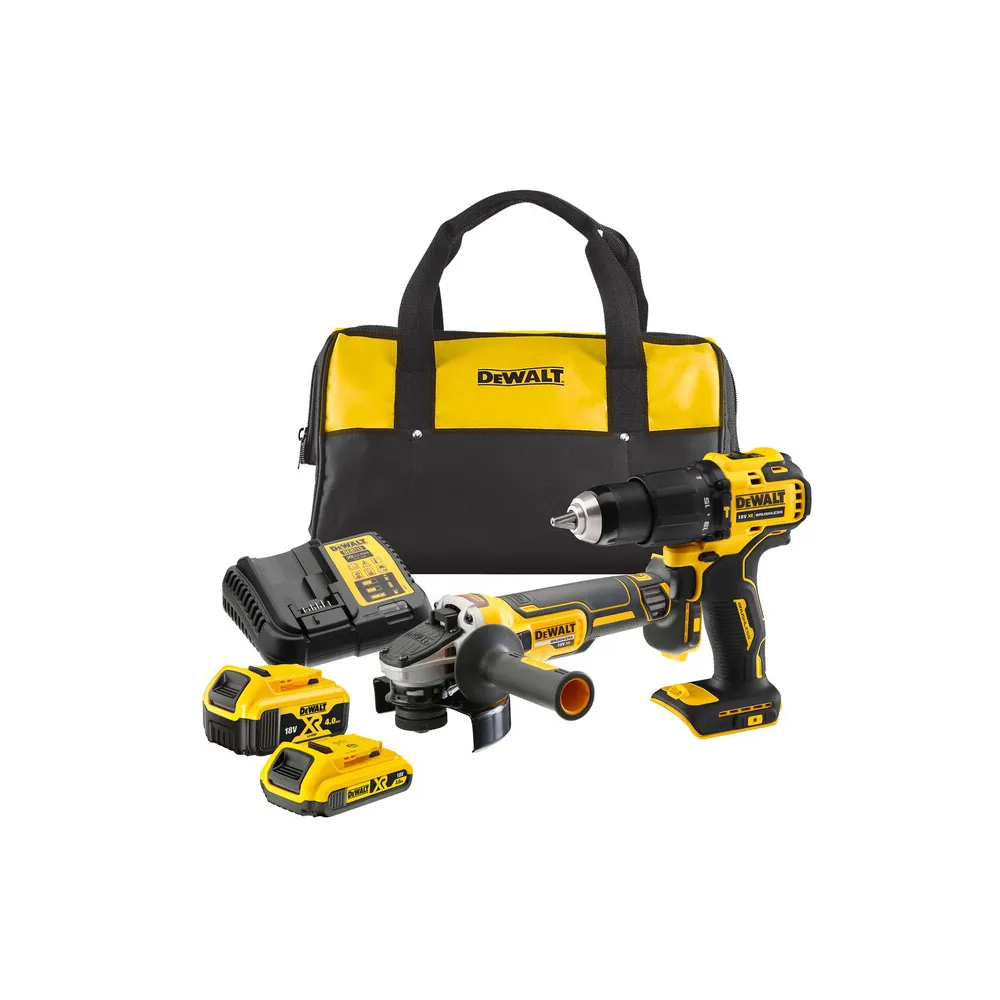 DEWALT KIT TRAPANO 18V 2Ah+SMERIGLIATR. 18V 4Ah DCK2081MDR DEWALT KIT TRAPANO 18V 2Ah+SMERIGLIATR. 18V 4Ah DCK2081MDR