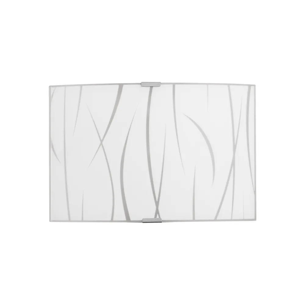 APPLIQUE SIMONE 30 1XE27 VETRO LASTRA BIANCO (4 APPLIQUE SIMONE 30 1XE27 VETRO LASTRA BIANCO (4