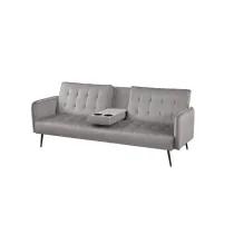 DIVANO PRONTOLETTO MODERN 3 POSTI GRIGIO CHIARO