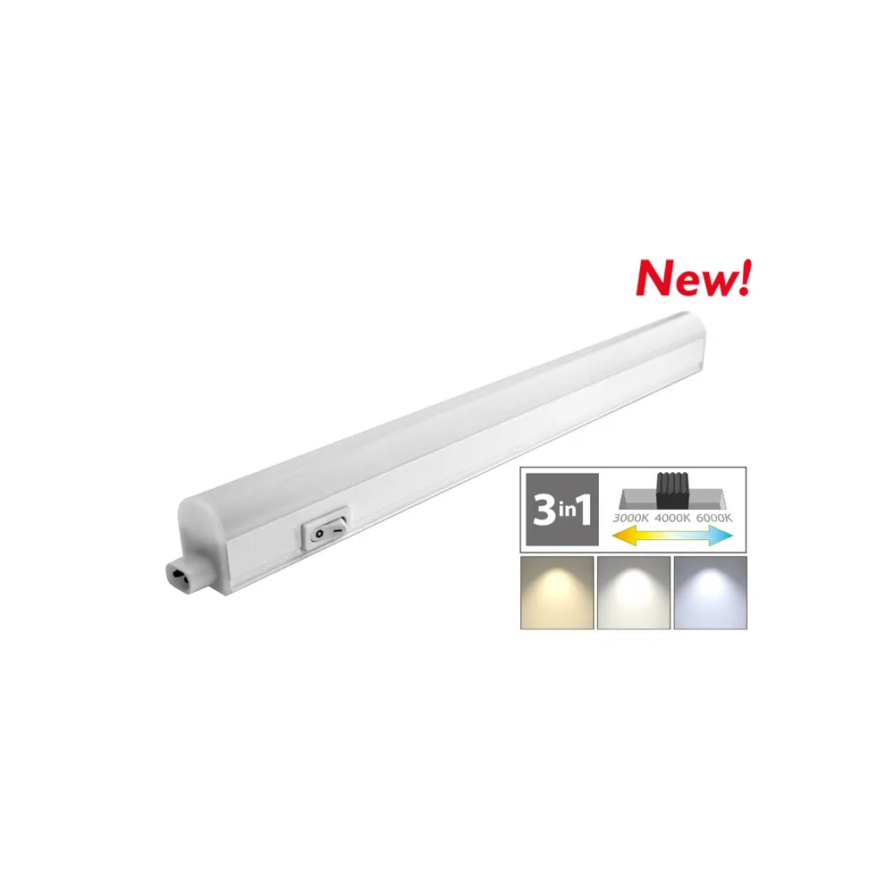 REGLETTE LED  60 CM  9W  850LM  3000-4000-6000 K