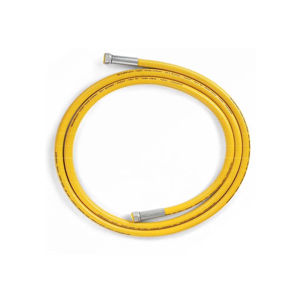TUBO FLESSIBILE GAS 400 CM F.F.1/2 UNI15266 GIALLO TUBO FLESSIBILE GAS 400 CM F.F.1/2 UNI15266 GIALLO