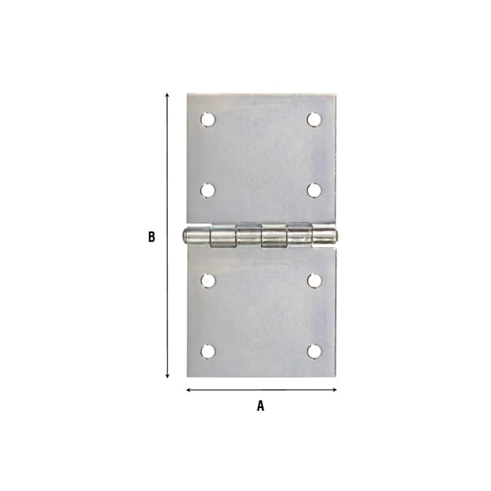 CERNIERA RETTANGOLARE 76X140 MM ZINCATA (12 CERNIERA RETTANGOLARE 76X140 MM ZINCATA (12
