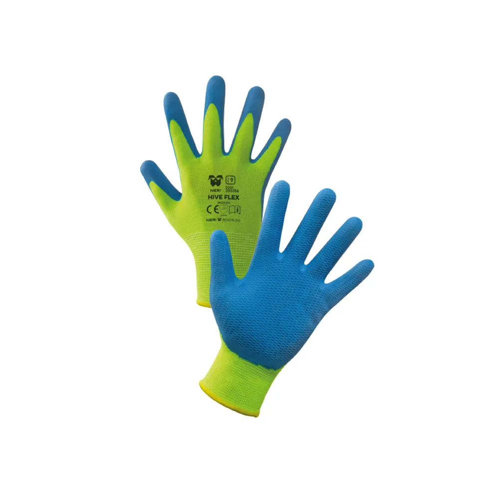 GUANTI POLIESTERE/LATTICE HIVE FLEX TG. 8 (12