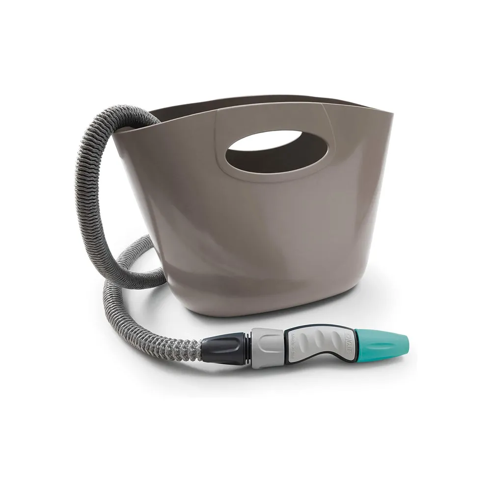 SET TUBO AUTO ESTENSIBILE 15M IN BAG GRIGIO AQUAPOP