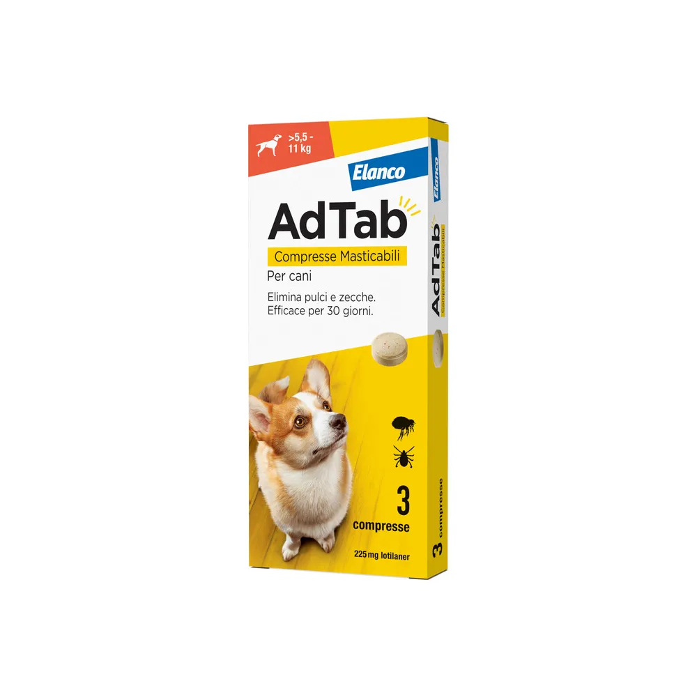 ADTAB COMPRESSE MASTICABILI P/CANI 5 ADTAB COMPRESSE MASTICABILI P/CANI 5
