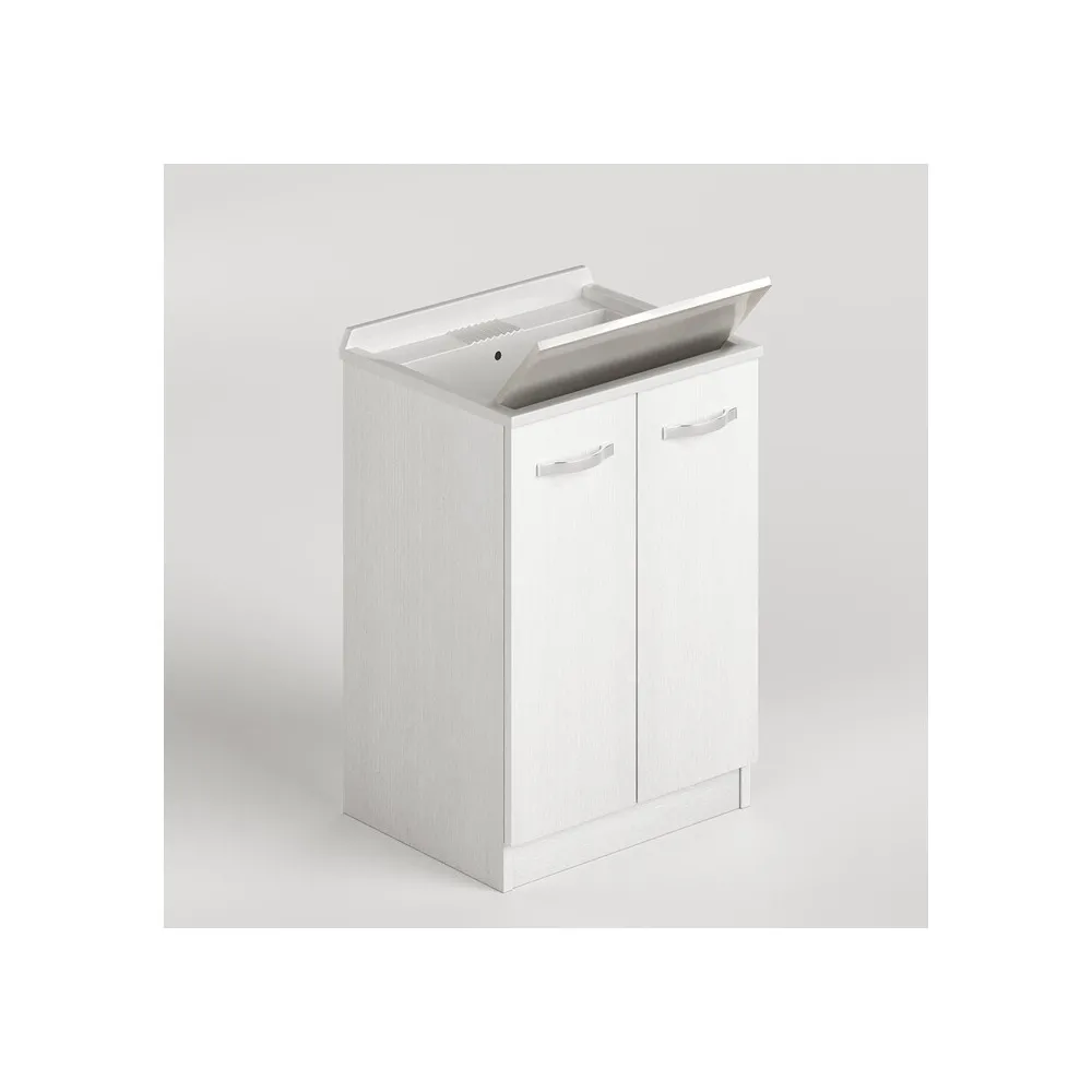 LAUNDRY LAVATOIO 2A 61X50X86 CM BIANCO FRASSINO LAUNDRY LAVATOIO 2A 61X50X86 CM BIANCO FRASSINO
