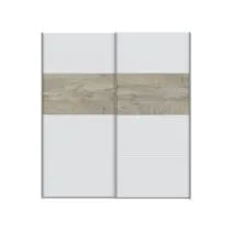 KIT ARMADIO 2 ANTE SCORR 180X60X200 CM BIA ART ROV
