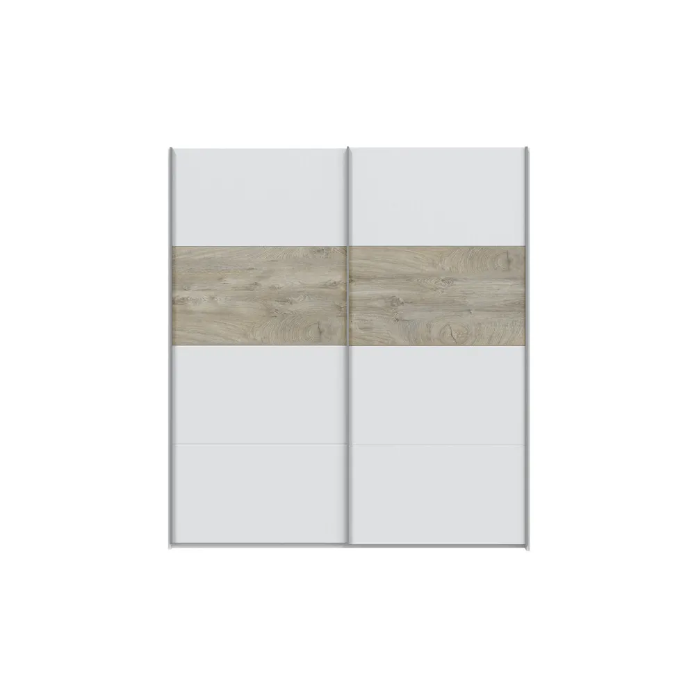 KIT ARMADIO 2 ANTE SCORR 180X60X200 CM BIA ART ROV
