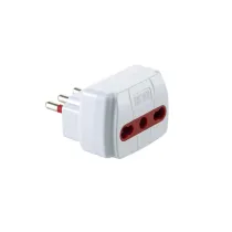 ROSI 78025 ADATTATORE SEMPLICE 10A PRESA BIP C/LIMIT
