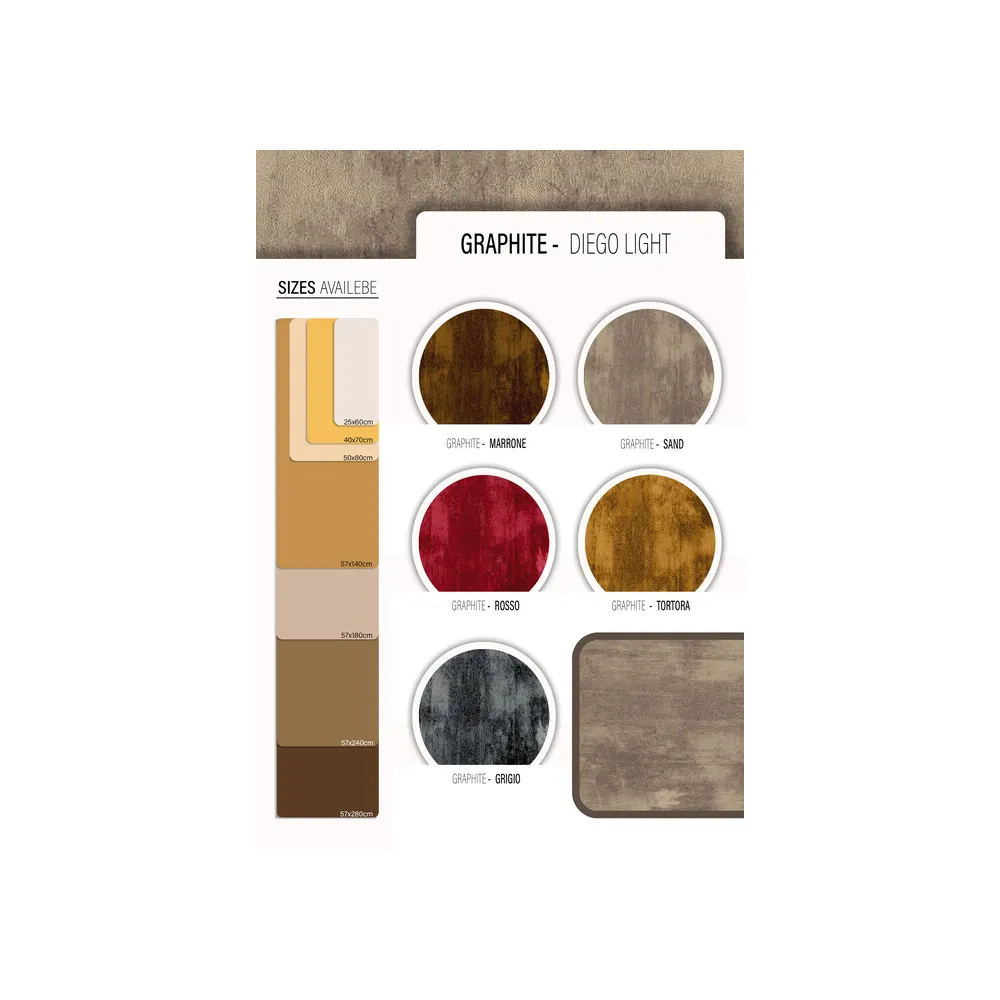 TAPPETO CUCINA GRAPHITE 57X240 CM ASSORTITO (10 TAPPETO CUCINA GRAPHITE 57X240 CM ASSORTITO (10