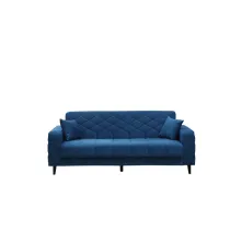 DIVANO PRONTOLETTO 3P MELISA VELLUTO 82-003 BLU