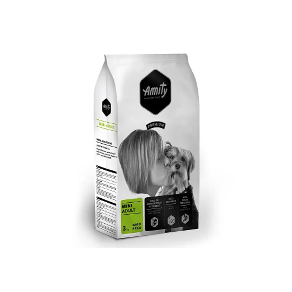CIBO CANE AMITY  3 KG MINI ADULT POLLO E AGNELLO (4